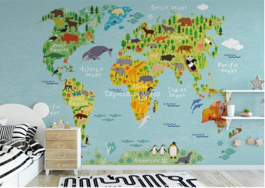 Térképes tapéták GYT025