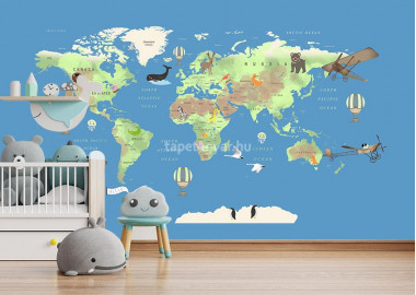 Térképes tapéták GYT027