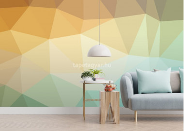 Design tapéta -Polygon Color 