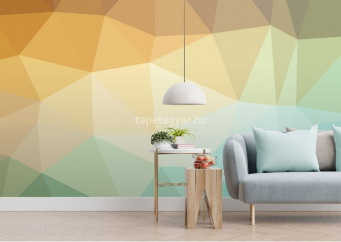 Design tapéta -Polygon Color 