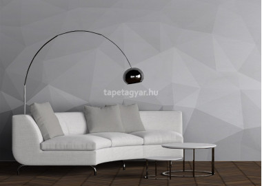 Design tapéta -Polygon Grey