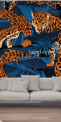 Design tapéta Leopárd