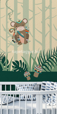 Gyerektapéta jungle animal