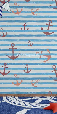 Gyerektapéta Anchors
