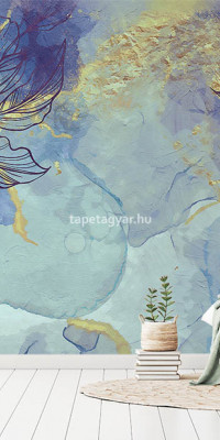 Design tapéta -Florals with creative art effect