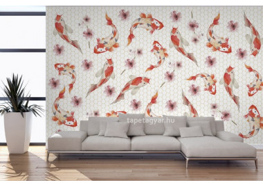 Design tapéta Japán halak