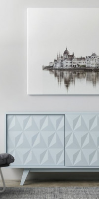 Budapest monokróm 08-vászonkép