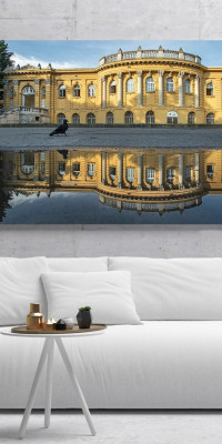 Tócsák tükrében - Budapest - 02 - vászonkép