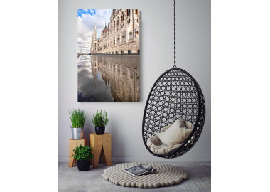 Tócsák tükrében - Budapest - 03 - vászonkép