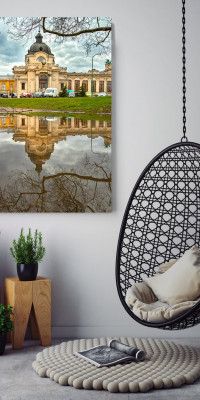 Tócsák tükrében - Budapest - 08 - vászonkép