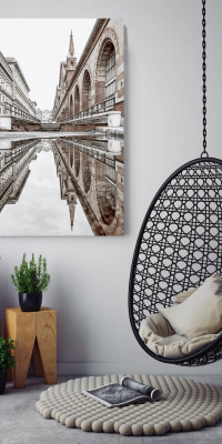 Tócsák tükrében - Budapest - 09 - vászonkép