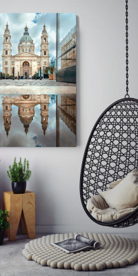 Tócsák tükrében - Budapest - 13 - vászonkép