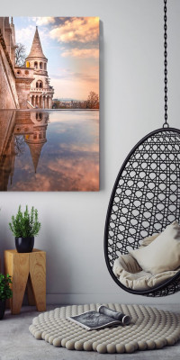 Tócsák tükrében - Budapest - 14 - vászonkép