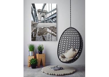 Tócsák tükrében - Budapest - 19 - vászonkép