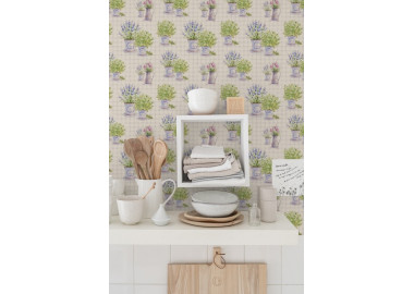 Konyhai mintás tapéta TKM007