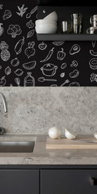 Konyhai mintás tapéta TKM068