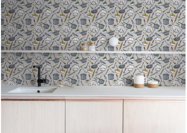 Konyhai mintás tapéta TKM072