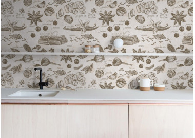 Konyhai mintás tapéta TKM099