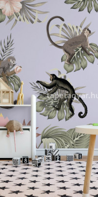 Gyerektapéta monkeys