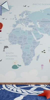 Térképes tapéták GYT013