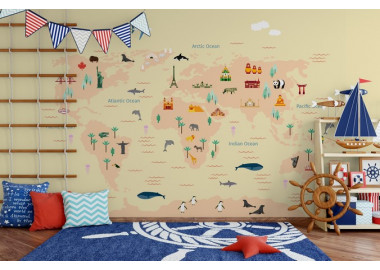 Térképes tapéták GYT017