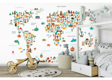 Térképes tapéták GYT018