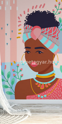 Gyerektapéta African Girl